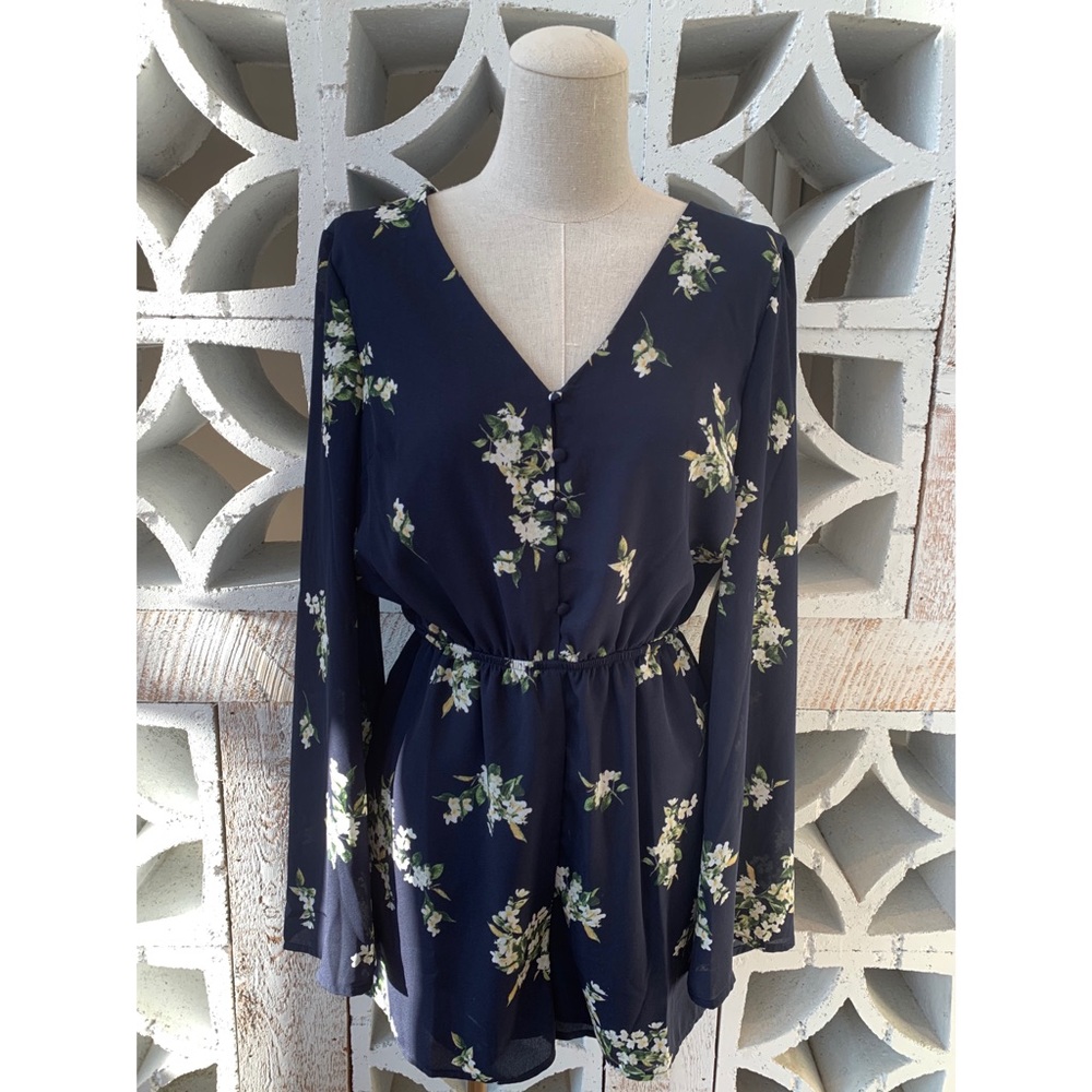 Cloud Nine Floral Romper